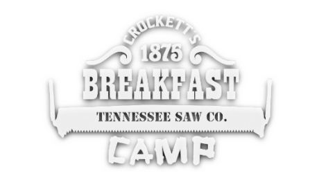 Crockett's Breakfast Camp logo.